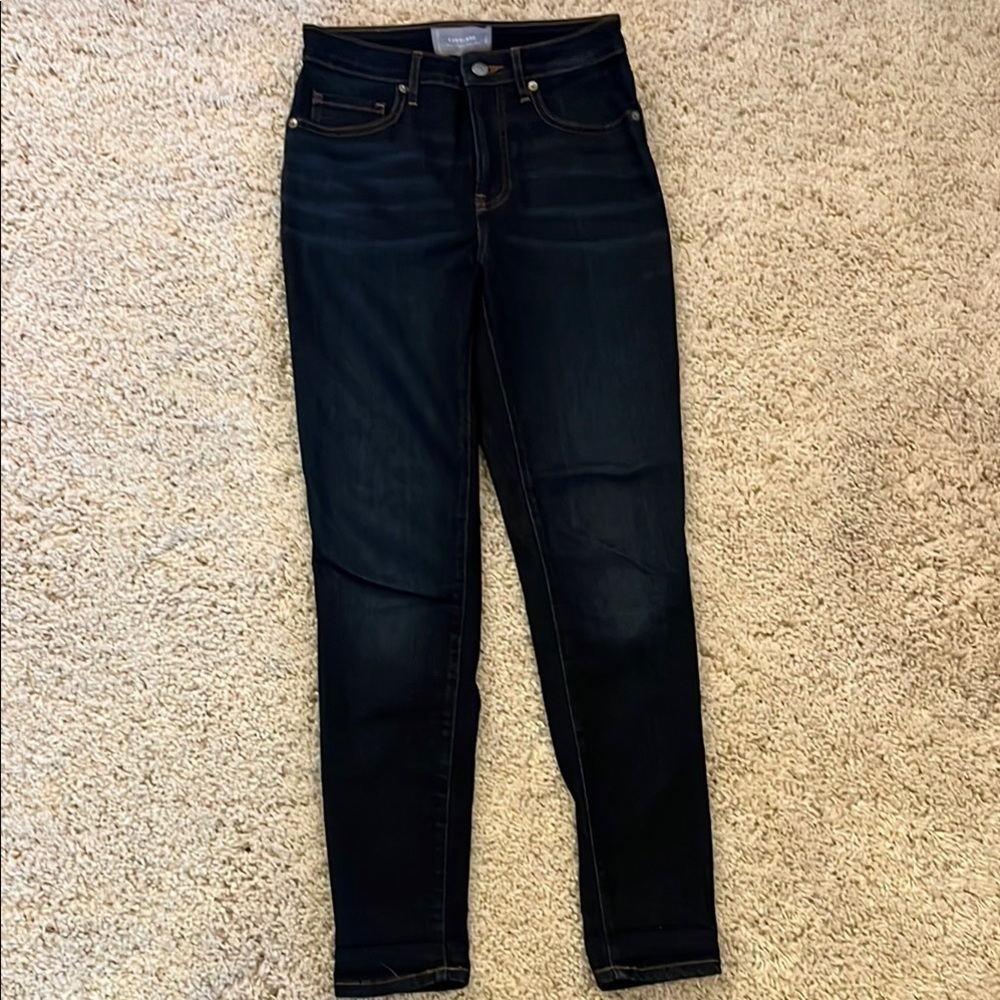 Everlane | The curvy high rise skinny jean | Dark Blue Women's Jeans | 26 Crop